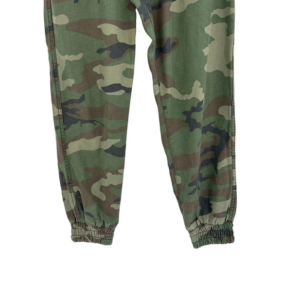 Aritzia Tna Alix Pants Joggers‎ High-Waisted Army Camo Print Green Size XS - Picture 4 of 10